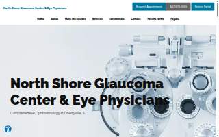 North Shore Glaucoma Center & Eye Physicians website