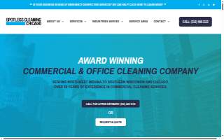 Spotless Cleaning Chicago website