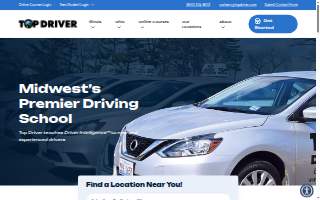 Top Driver Driving School of Carol Stream website