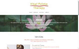 Vital Points Therapy website