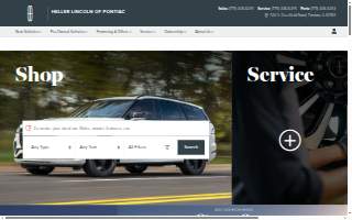 Heller Lincoln of Pontiac website