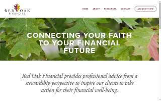 Red Oak Financial website