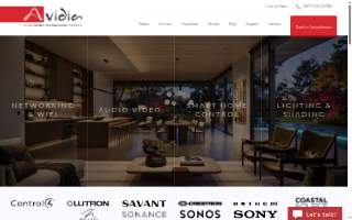 Avidia Inc. - Home Theater Design, Wi-Fi Installation, Control4 Dealer, Savant Dealer, Crestron Dealer, Lutron Shades website