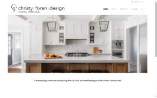 Christy Foran Design of Lincolnwood website