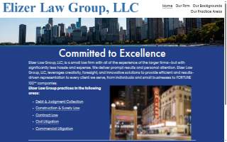 Elizer Law Group website