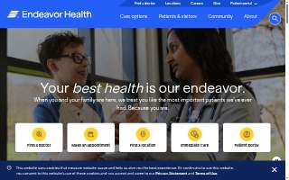 Endeavor Health | Health Center 1 – Elmhurst website