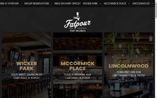 Fatpour Lincolnwood: The Ultimate Sports Bar website