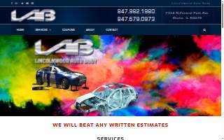 Lincolnwood Auto Body and Repair Shop website