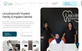 Lincolnwood Family Dental website
