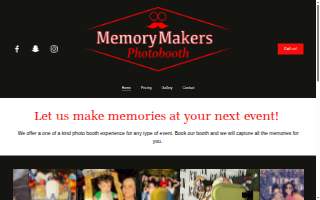 Memory Makers Photo Booth of Lincolnwood website