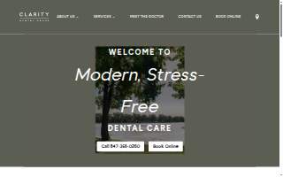 Clarity Dental Group website