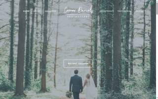 Connor Daniels Photography website
