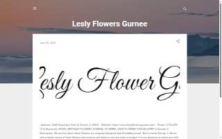 Lesly Flowers Gurnee website