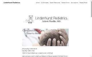 Lindenhurst Pediatrics website