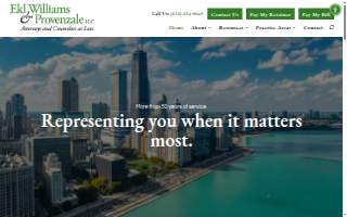 Ekl Williams & Provenzale, LLC website