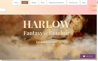 HARLOW fantasy & Boudoir Photography website