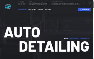 Shine Pros Detailing website