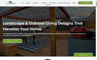 VizX Design Studios website
