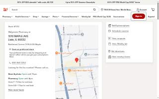 Walgreens Pharmacy of Lisle website