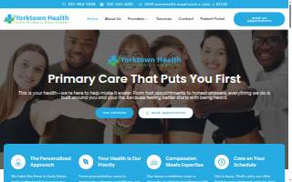 Yorktown Health Lisle Primary Care Center website