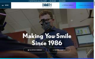 Booth Orthodontics of Lockport website