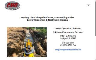 CMG Construction website