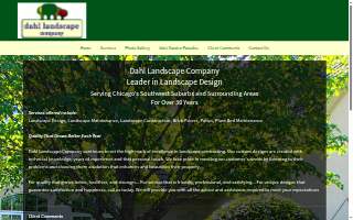 Dahl Landscape website