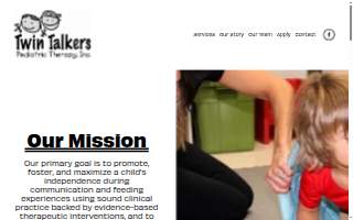 Twin Talkers Therapy of Lockport website
