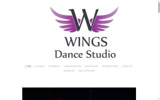 Wings Dance Studio website