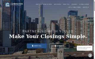 Carrington Title Partners LLC website
