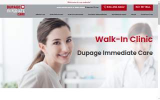 DuPage Immediate Care website