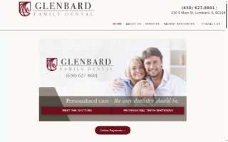 Glenbard Family Dental website