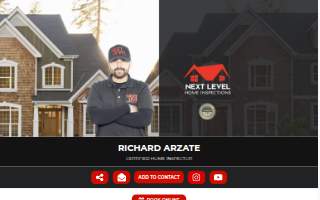 Next Level Home Inspections website