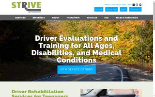 STRIVE for Independence of Lombard website