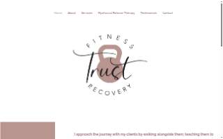 Trust Fitness & Recovery website
