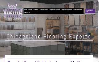 Viking Flooring Solutions website
