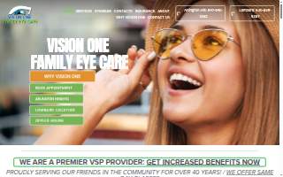 Vision One Family Eye Care of Lombard website