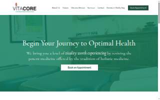 VitaCore Holistic website