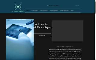 A1 Phone Repair and data recovery (inside Valli) website