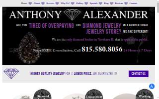 Anthony Alexander Diamonds website