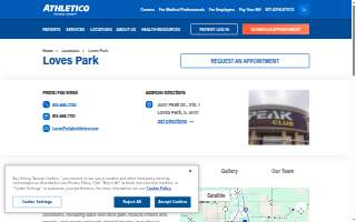 Athletico Physical Therapy - Machesney Park of Loves Park website