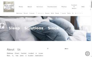 Mattress Direct Central website