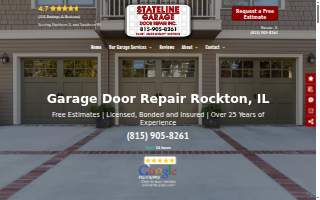 Stateline Garage Door Repair of Loves Park website