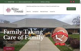 Alpine Fireside Health Center website