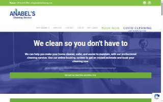 Anabel's Cleaning Service website
