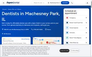 Aspen Dental - Machesney Park website