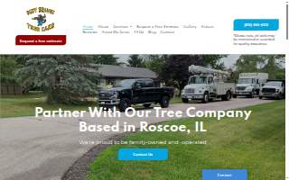 Busy Beaver Tree Care website