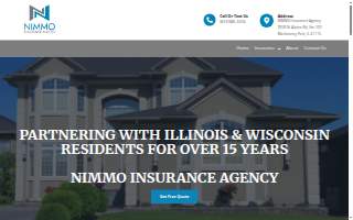 Nimmo Insurance Agency website