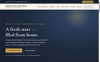 Springer Law Firm website
