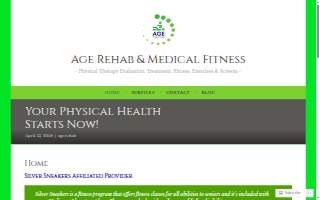 AGE Rehab & Med Fitness website